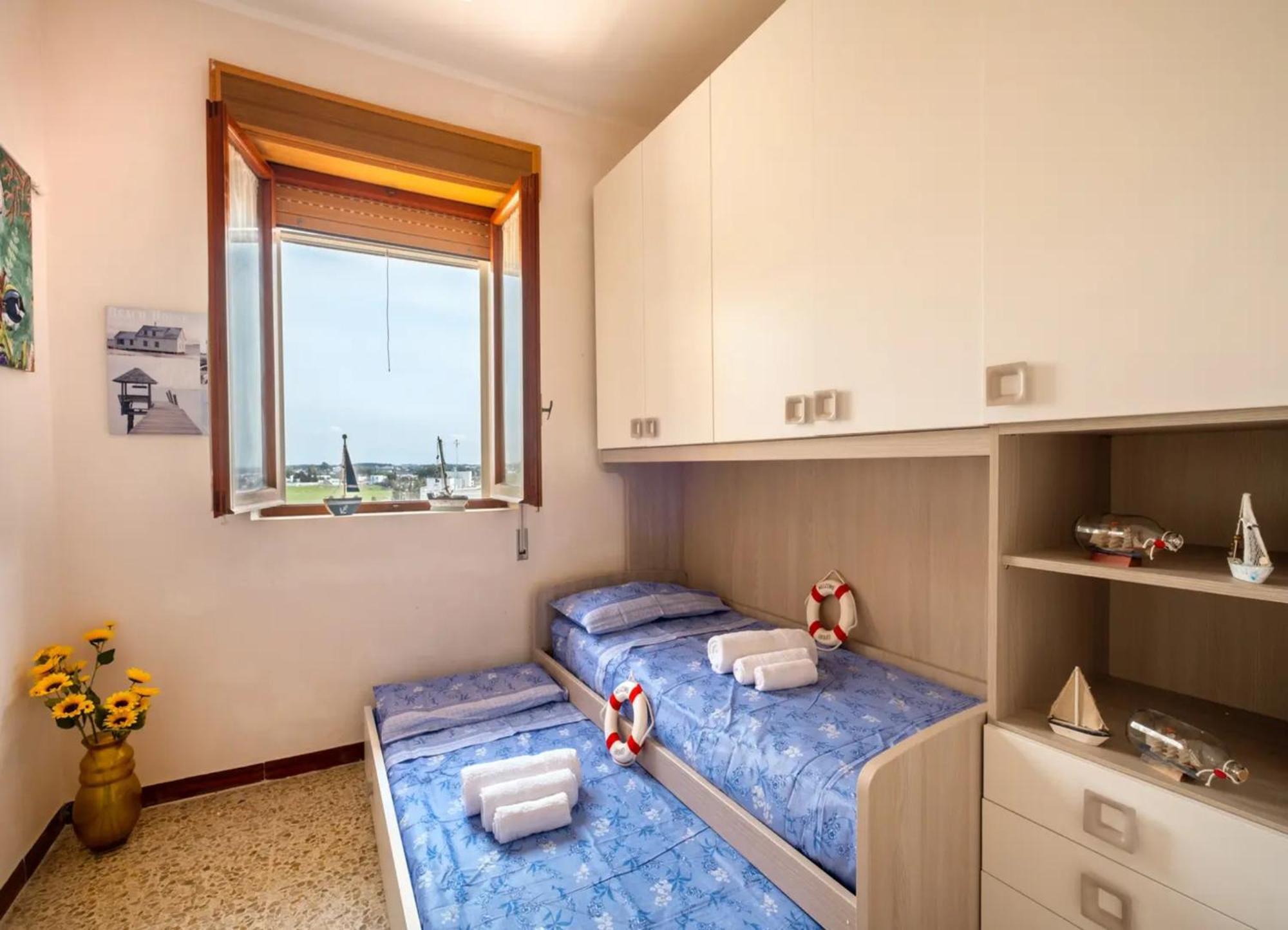 The Blue Panoramic Penthouse Villa Porto Cesareo Eksteriør billede