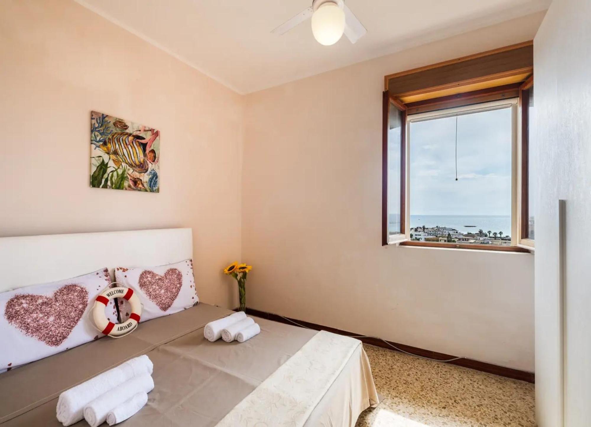 The Blue Panoramic Penthouse Villa Porto Cesareo Eksteriør billede