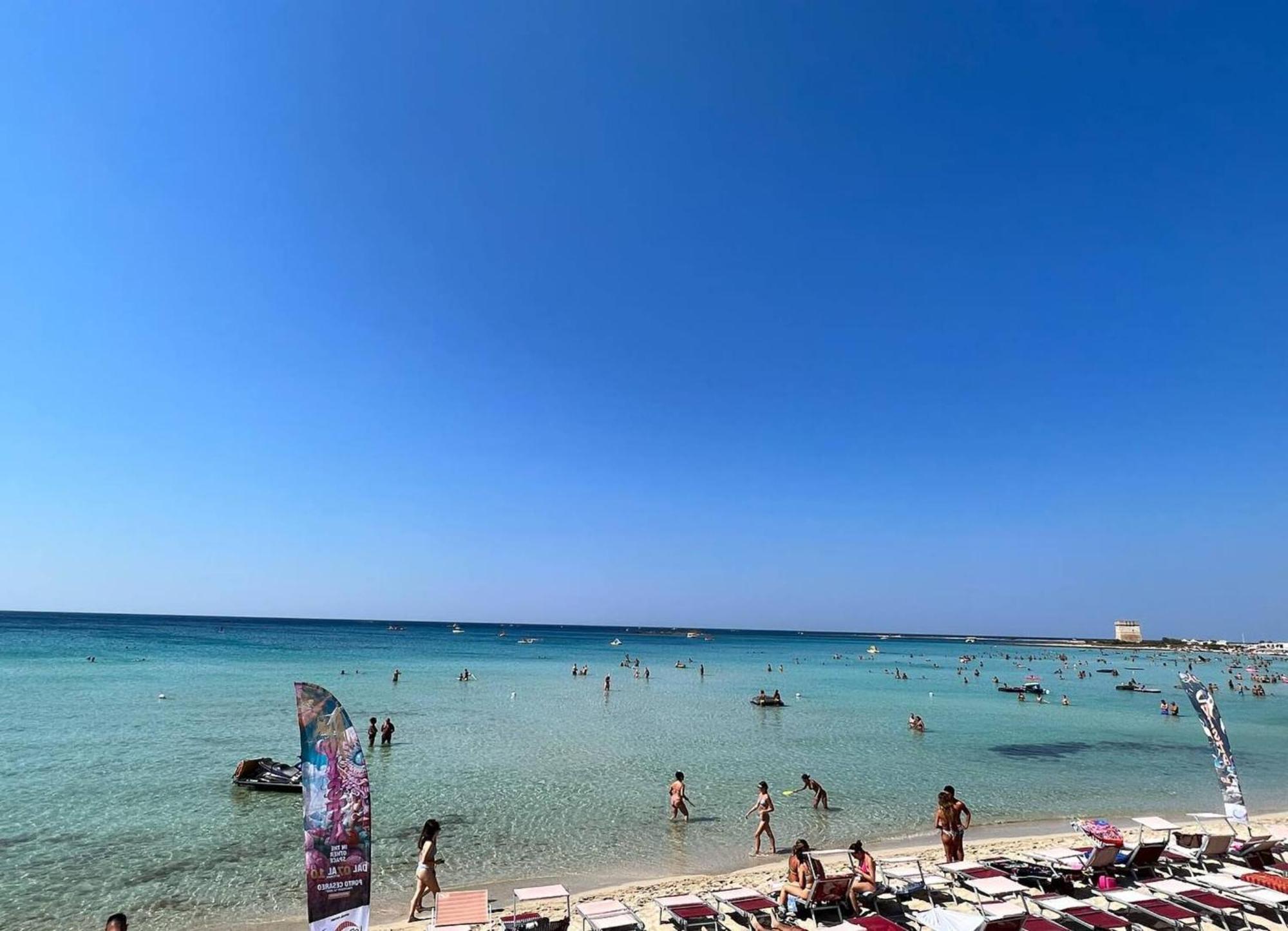 The Blue Panoramic Penthouse Villa Porto Cesareo Eksteriør billede