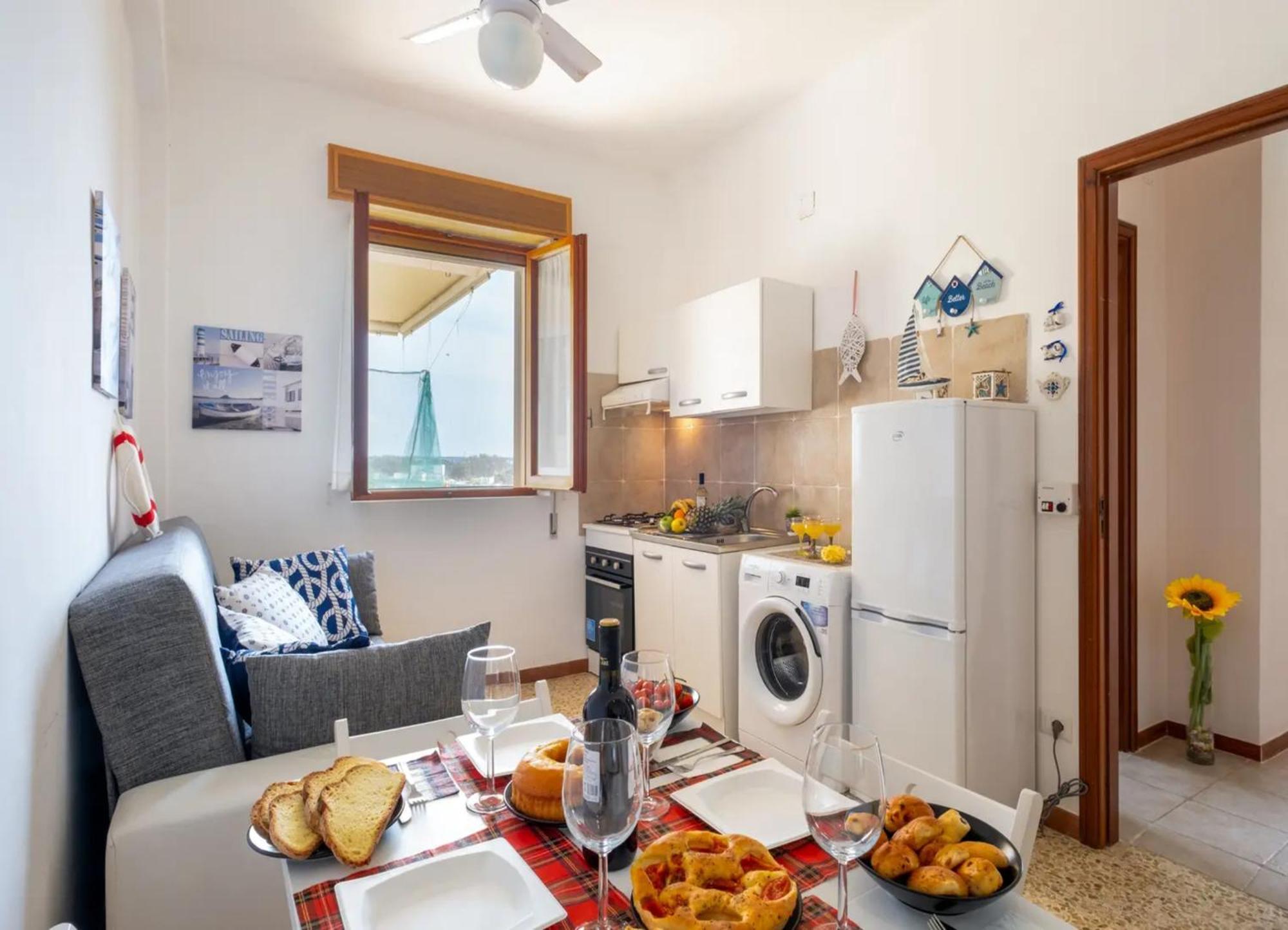 The Blue Panoramic Penthouse Villa Porto Cesareo Eksteriør billede
