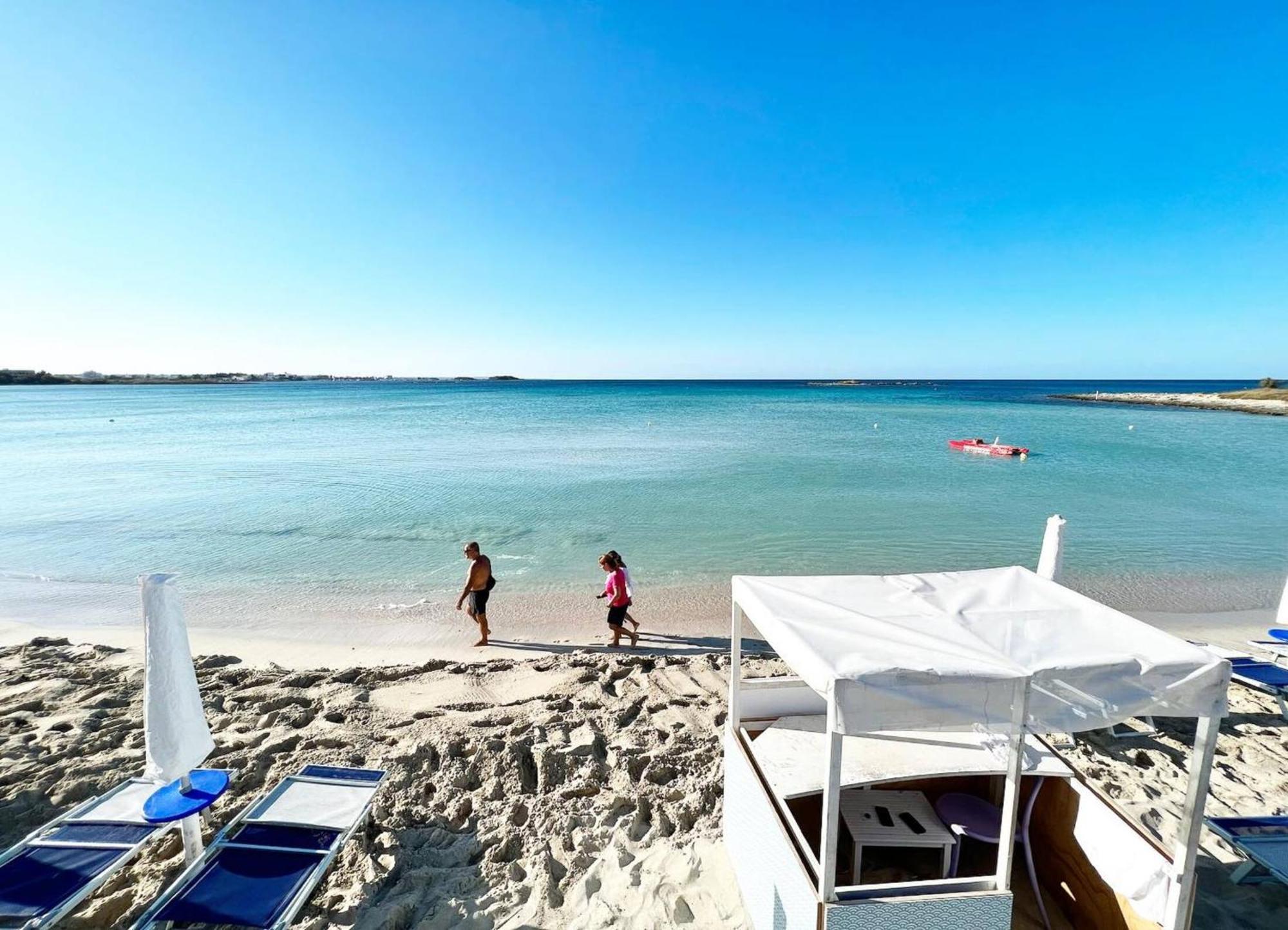 The Blue Panoramic Penthouse Villa Porto Cesareo Eksteriør billede