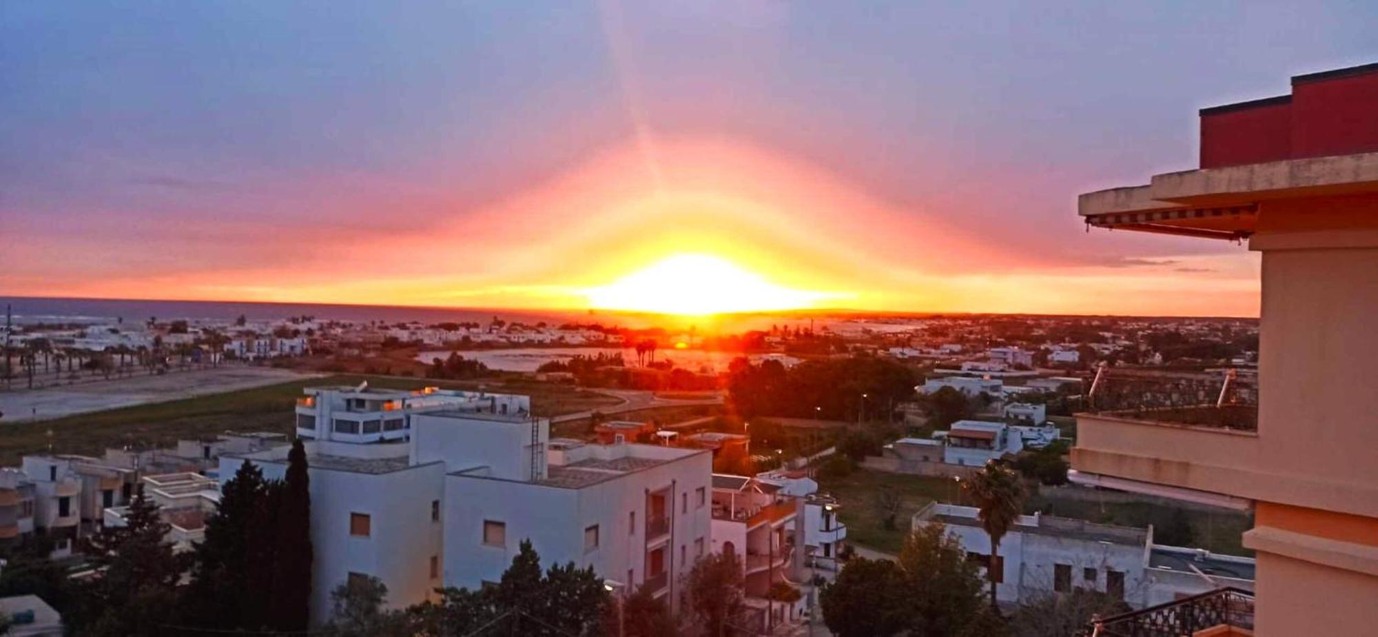 The Blue Panoramic Penthouse Villa Porto Cesareo Eksteriør billede